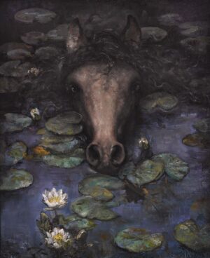 Kelpies are dangerous Scottish water fairies who appear as horses near rivers and lochs