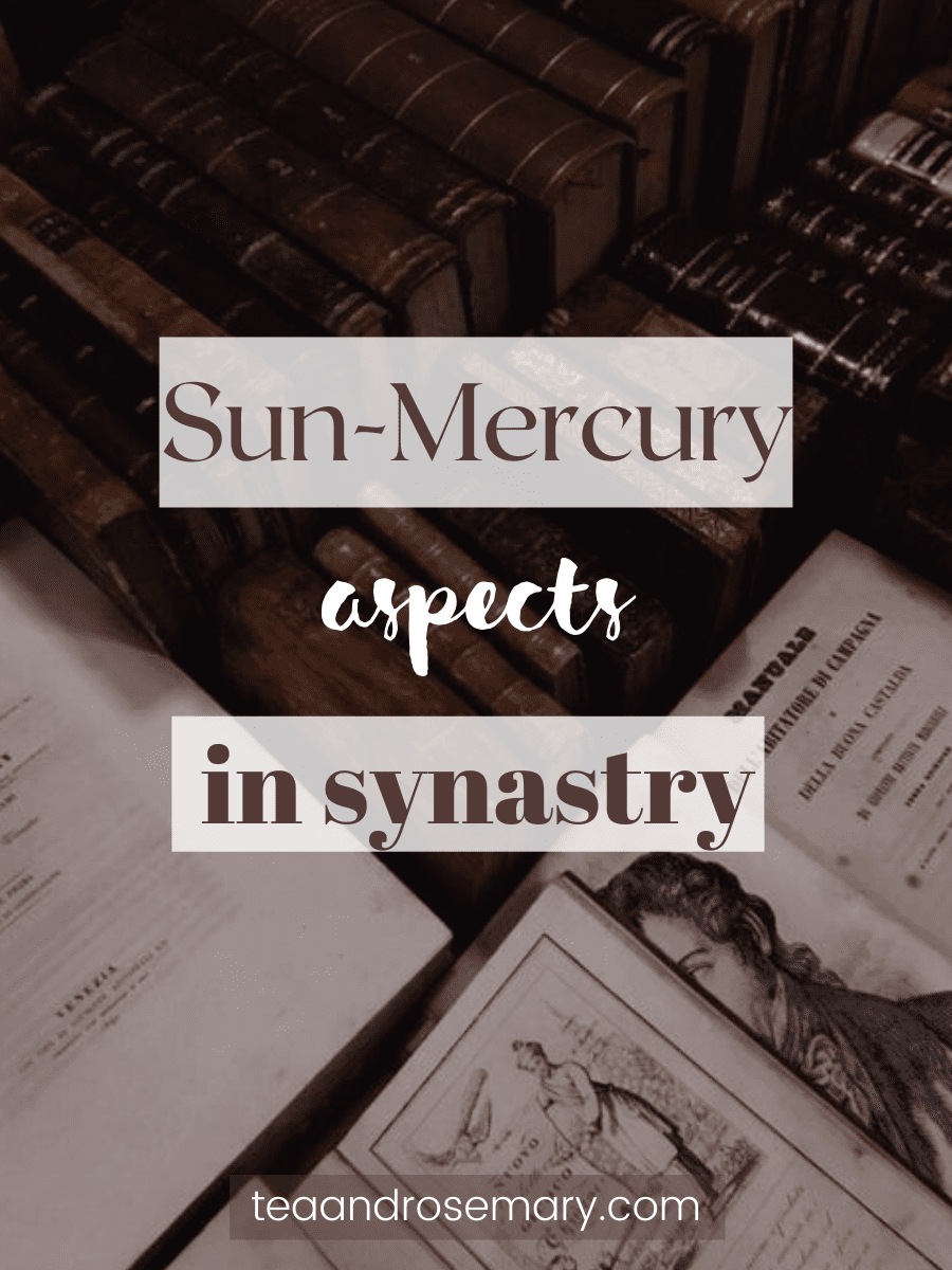 sun-mercury aspects in synastry