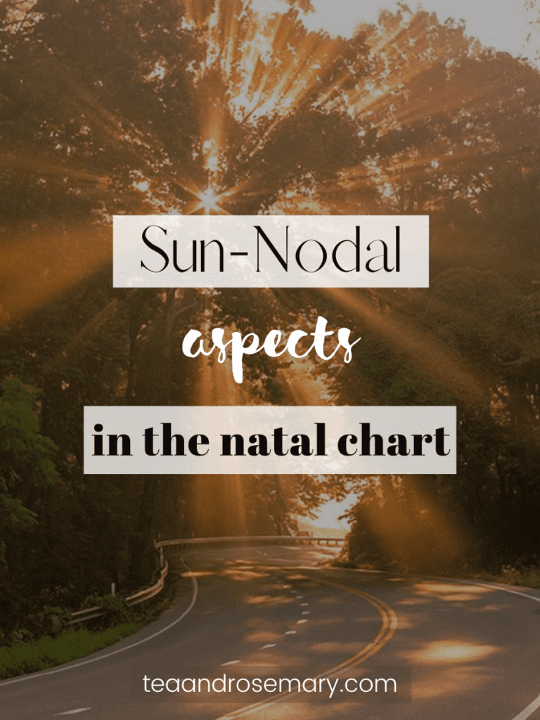 sun-nodal aspects in the natal chart