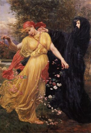 At the First Touch of Winter, Summer Fades Away by Valentine Cameron Prinsep