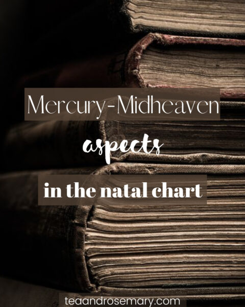Mercury-midheaven aspects in the natal chart