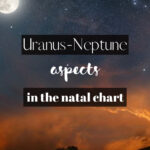 Uranus-Neptune aspects in the natal chart